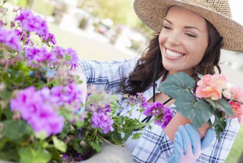 Seasonal lawn care preparations in Upminster